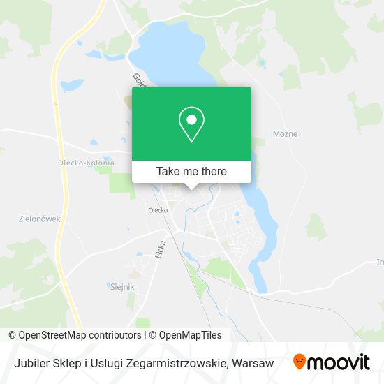 Jubiler Sklep i Uslugi Zegarmistrzowskie map