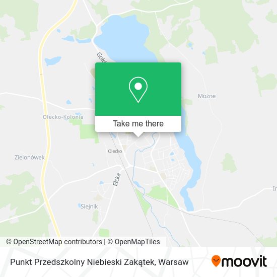 Punkt Przedszkolny Niebieski Zakątek map