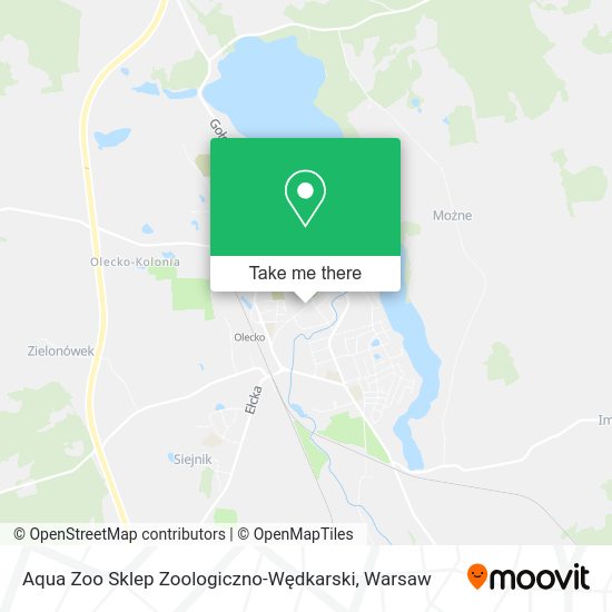 Aqua Zoo Sklep Zoologiczno-Wędkarski map