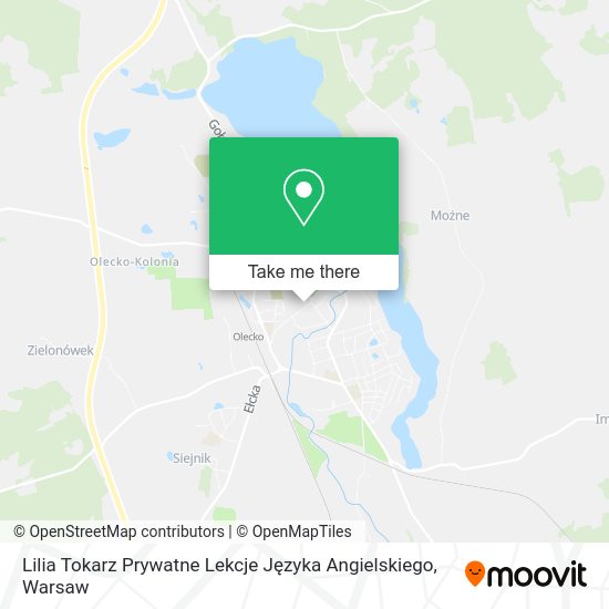 Lilia Tokarz Prywatne Lekcje Języka Angielskiego map