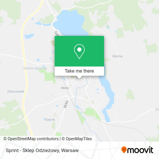 Sprint - Sklep Odzieżowy map