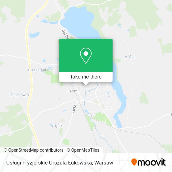 Usługi Fryzjerskie Urszula Łukowska map