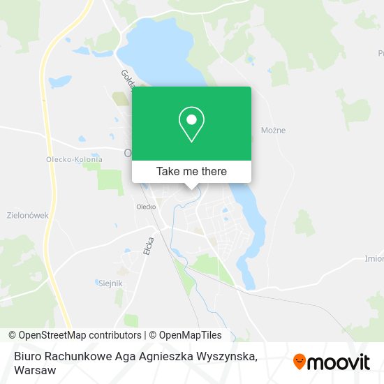 Biuro Rachunkowe Aga Agnieszka Wyszynska map