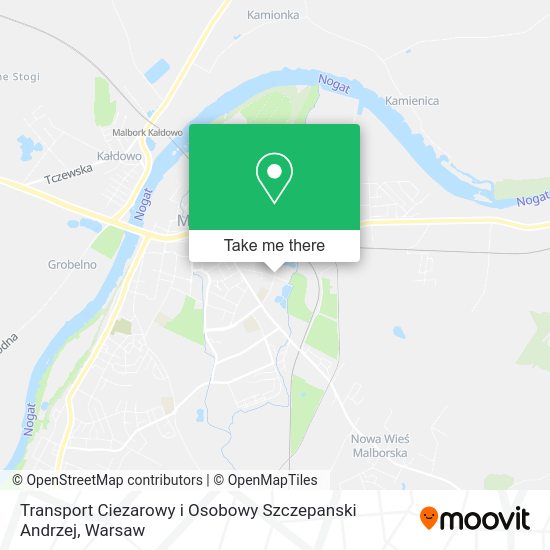 Transport Ciezarowy i Osobowy Szczepanski Andrzej map