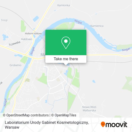 Карта Laboratorium Urody Gabinet Kosmetologiczny