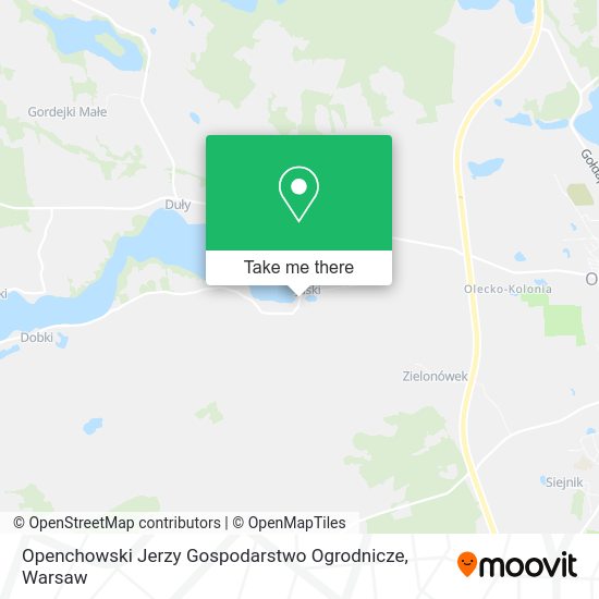 Openchowski Jerzy Gospodarstwo Ogrodnicze map