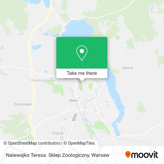 Nalewajko Teresa. Sklep Zoologiczny map