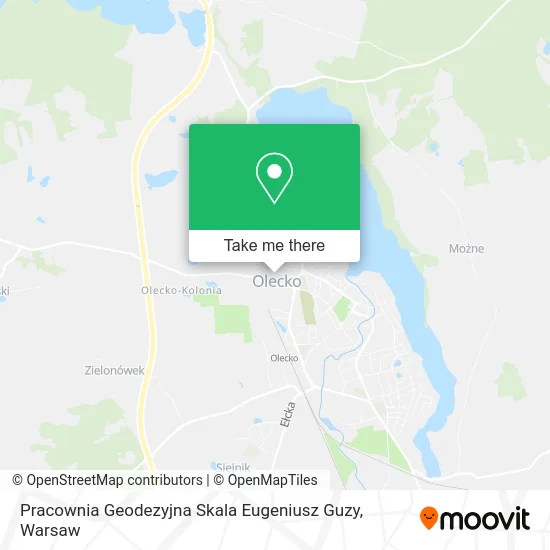 Карта Pracownia Geodezyjna Skala Eugeniusz Guzy