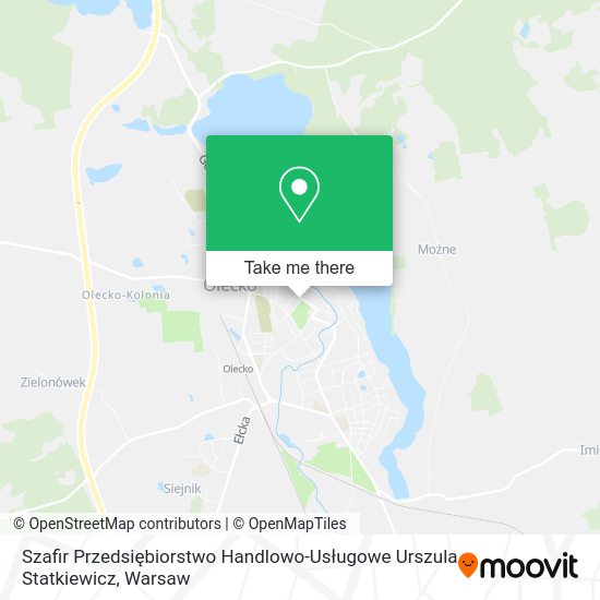 Szafir Przedsiębiorstwo Handlowo-Usługowe Urszula Statkiewicz map