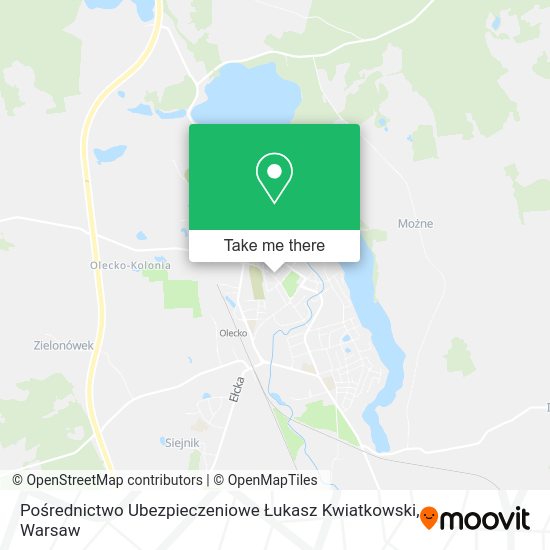 Pośrednictwo Ubezpieczeniowe Łukasz Kwiatkowski map