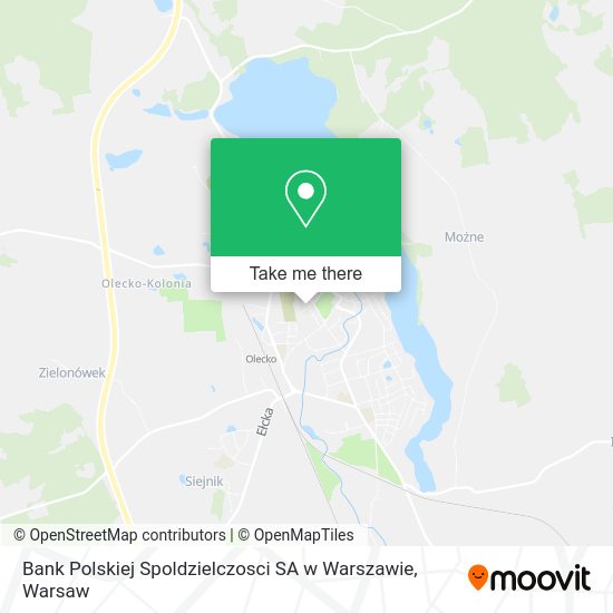 Bank Polskiej Spoldzielczosci SA w Warszawie map