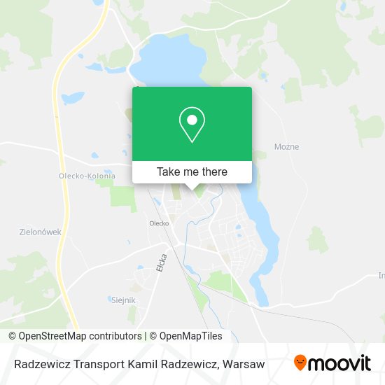 Карта Radzewicz Transport Kamil Radzewicz