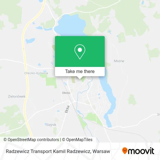 Карта Radzewicz Transport Kamil Radzewicz