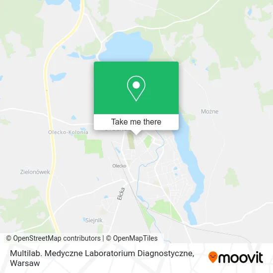 Карта Multilab. Medyczne Laboratorium Diagnostyczne