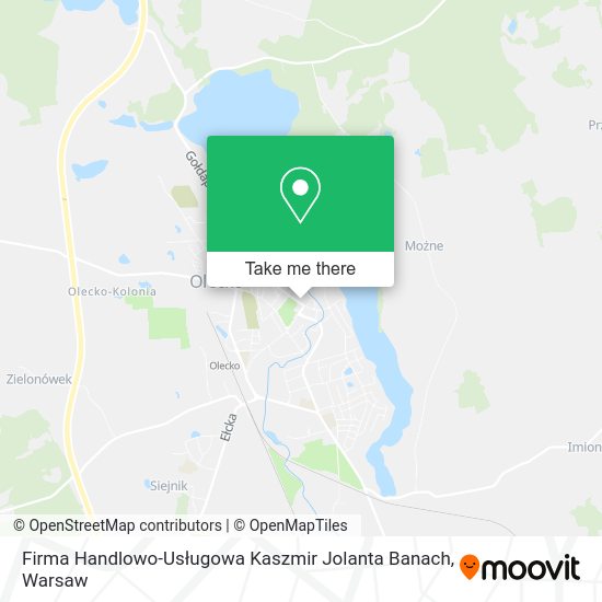 Firma Handlowo-Usługowa Kaszmir Jolanta Banach map