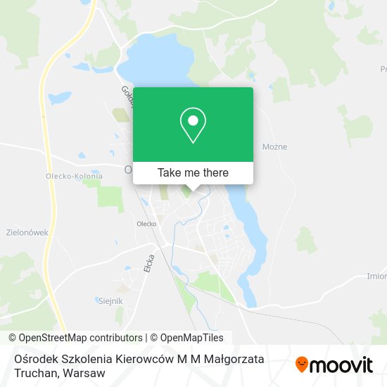 Ośrodek Szkolenia Kierowców M M Małgorzata Truchan map