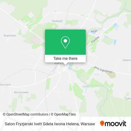 Salon Fryzjerski Ivett Gdela Iwona Helena map