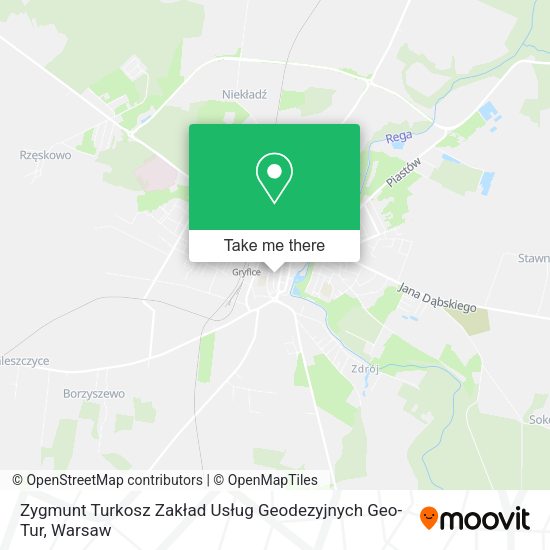 Карта Zygmunt Turkosz Zakład Usług Geodezyjnych Geo-Tur