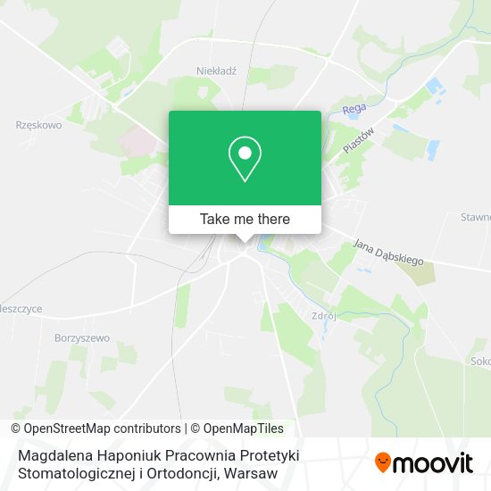 Magdalena Haponiuk Pracownia Protetyki Stomatologicznej i Ortodoncji map