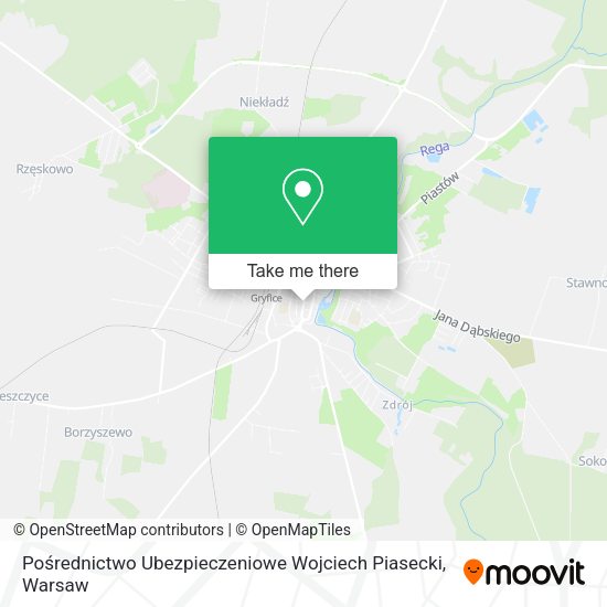 Pośrednictwo Ubezpieczeniowe Wojciech Piasecki map