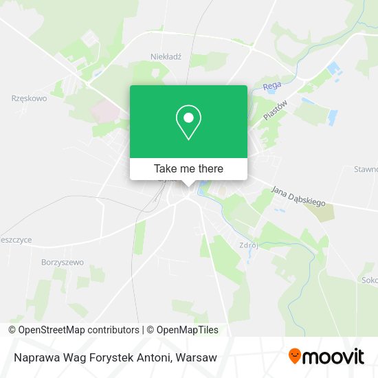 Naprawa Wag Forystek Antoni map