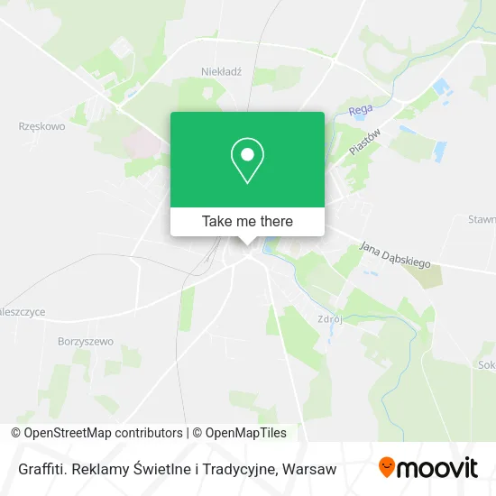 Graffiti. Reklamy Świetlne i Tradycyjne map