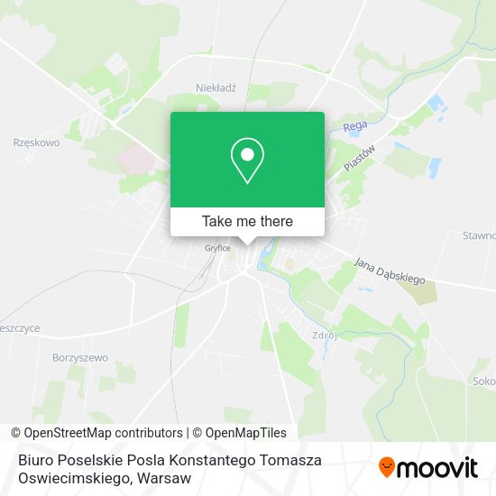 Biuro Poselskie Posla Konstantego Tomasza Oswiecimskiego map