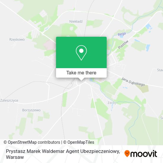 Prystasz Marek Waldemar Agent Ubezpieczeniowy map