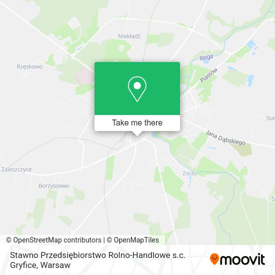 Stawno Przedsiębiorstwo Rolno-Handlowe s.c. Gryfice map