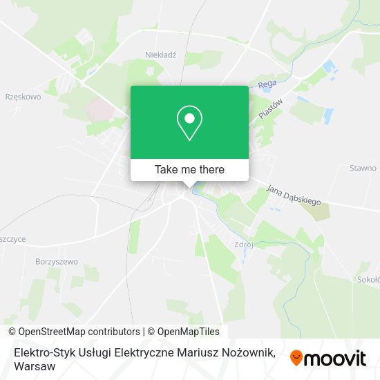 Elektro-Styk Usługi Elektryczne Mariusz Nożownik map