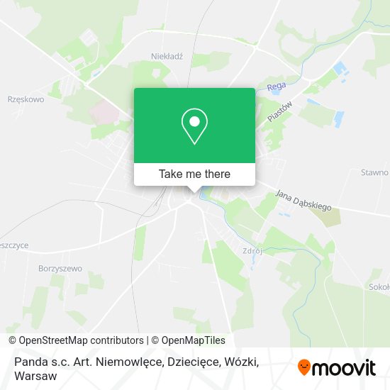 Panda s.c. Art. Niemowlęce, Dziecięce, Wózki map