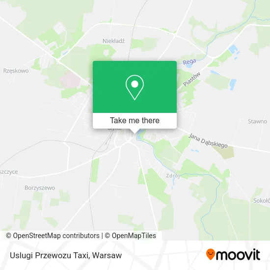 Карта Uslugi Przewozu Taxi