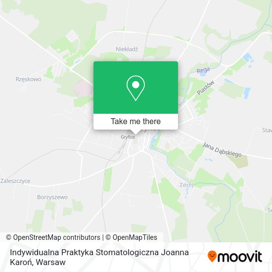 Indywidualna Praktyka Stomatologiczna Joanna Karoń map