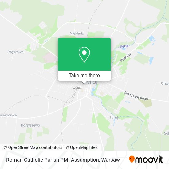 Roman Catholic Parish PM. Assumption map