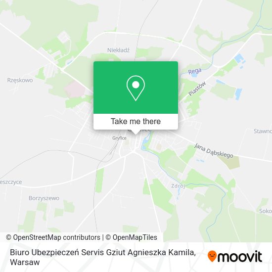 Biuro Ubezpieczeń Servis Gziut Agnieszka Kamila map