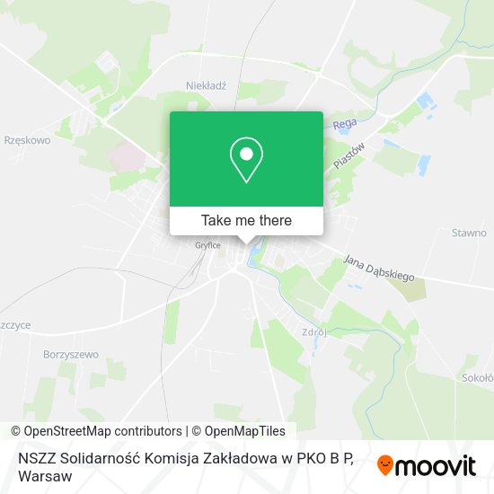 NSZZ Solidarność Komisja Zakładowa w PKO B P map