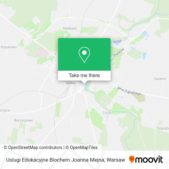 Uslugi Edukacyjne Biochem Joanna Mejna map