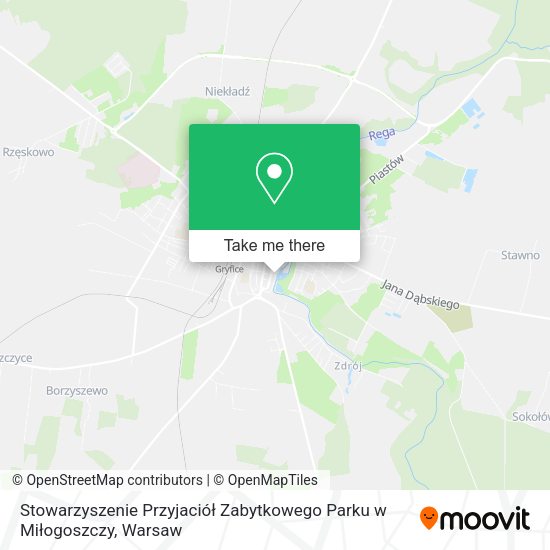 Stowarzyszenie Przyjaciół Zabytkowego Parku w Miłogoszczy map