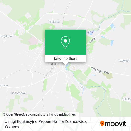 Uslugi Edukacyjne Propan Halina Zdancewicz map