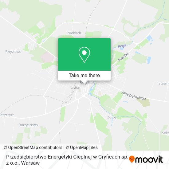 Przedsiębiorstwo Energetyki Cieplnej w Gryficach sp. z o.o. map