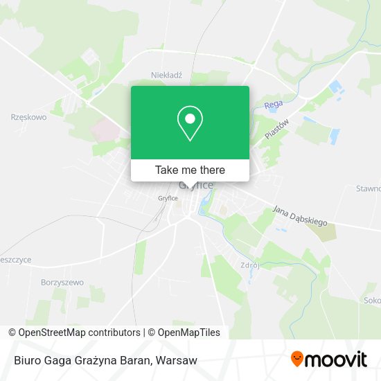 Biuro Gaga Grażyna Baran map