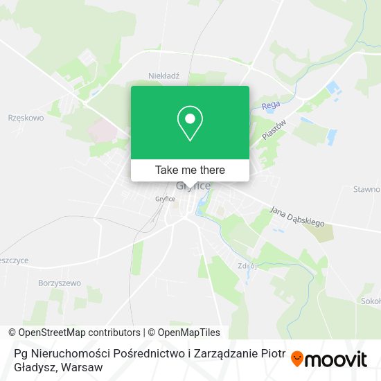 Pg Nieruchomości Pośrednictwo i Zarządzanie Piotr Gładysz map