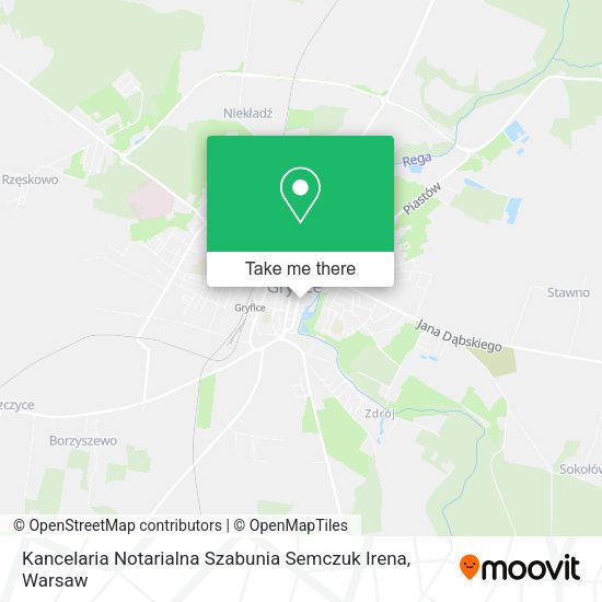 Kancelaria Notarialna Szabunia Semczuk Irena map