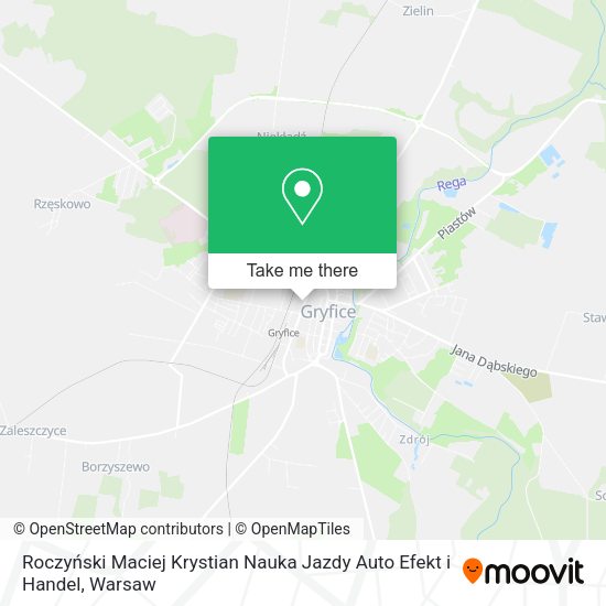 Roczyński Maciej Krystian Nauka Jazdy Auto Efekt i Handel map