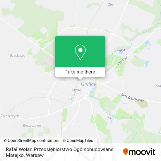 Rafał Wolan Przedsiębiorstwo Ogólnobudowlane Matejko map