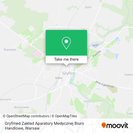 Gryfmed Zakład Aparatury Medycznej Biuro Handlowe map