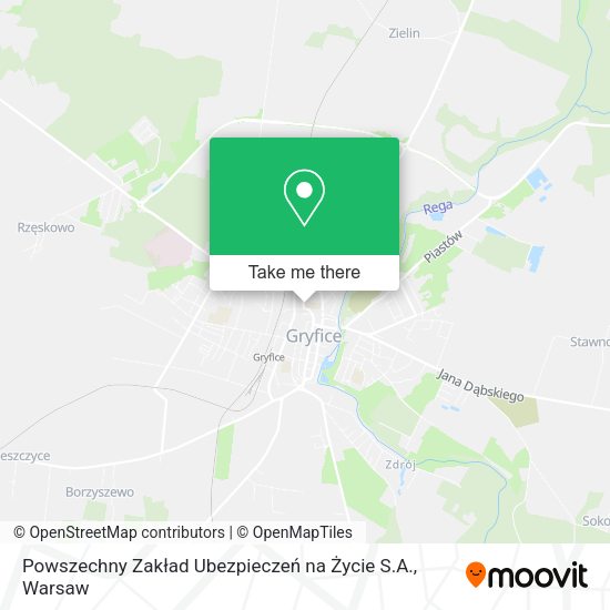 Powszechny Zakład Ubezpieczeń na Życie S.A. map