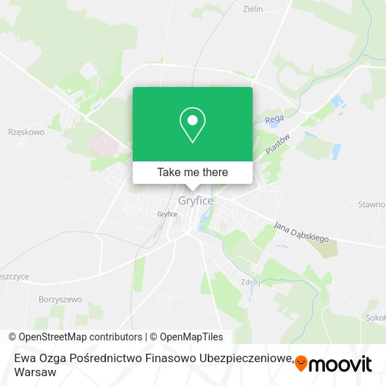 Ewa Ozga Pośrednictwo Finasowo Ubezpieczeniowe map