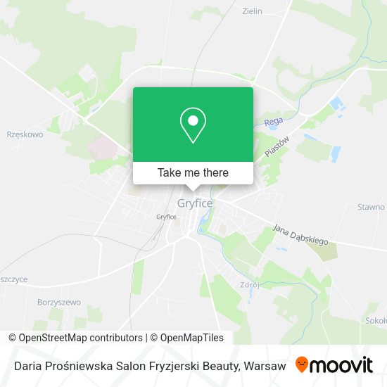 Daria Prośniewska Salon Fryzjerski Beauty map