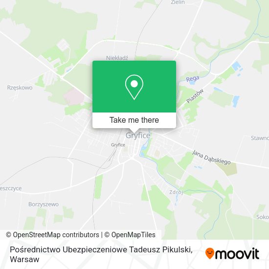 Pośrednictwo Ubezpieczeniowe Tadeusz Pikulski map